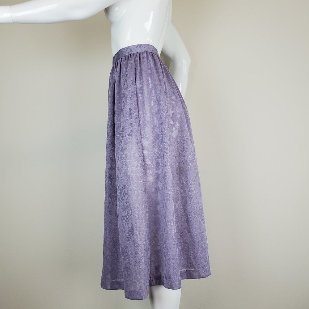 SOLD Vintage 70's Purple Skirt - Picture 3 of 8